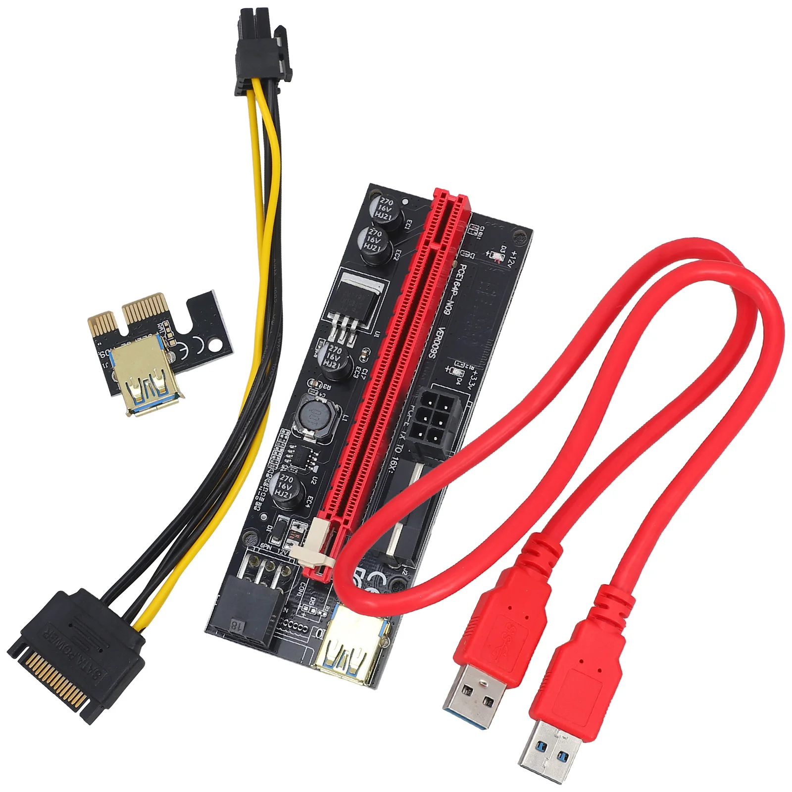 1Set Laptop External GPU Solution Pci-E Riser Card for Independent Graphics Enhancement Supports Mining Gaming and Professional