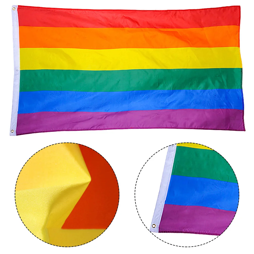 Polyester Large Bright Durable Reusable Pride Outdoor Banner Vivid Long Lasting Colors
Polyester Large Bright Durable Reusable Pride Outdoor Banner Vivid Long Lasting Colors