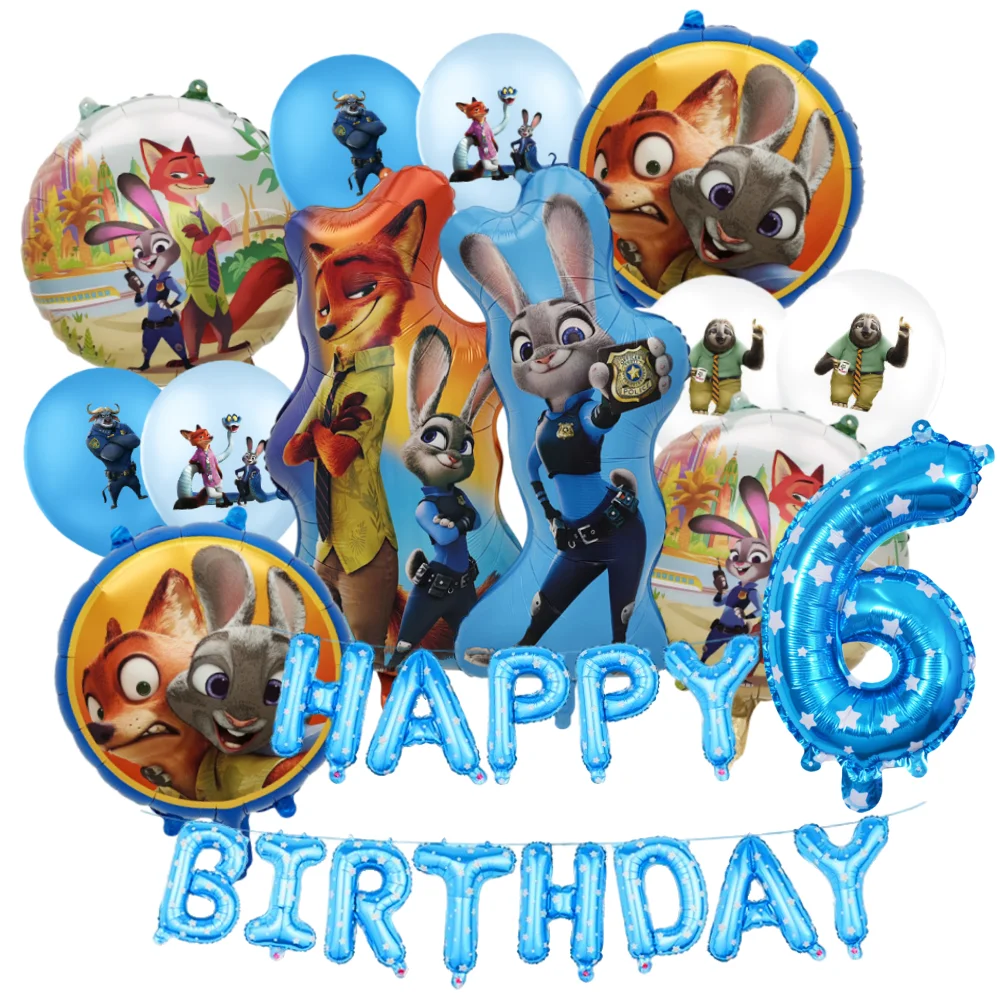 14Pcs Zootopia Foil Number Balloons Set Children Birthday Party Judy Rabbit Nick Cartoon Decoration Ballons Baby Shower Supplies
14Pcs Zootopia Foil Number Balloons Set Children Birthday Party Judy Rabbit Nick Cartoon Decoration Ballons Baby Shower Supplies
