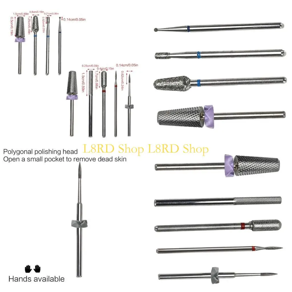 L8RD 5/6pcs Drill Bit Bit Set Акриловый гель -ногтевой бит для ногтей кутикул маникюр 
L8RD 5/6pcs Drill Bit Bit Set Акриловый гель -ногтевой бит для ногтей кутикул маникюр