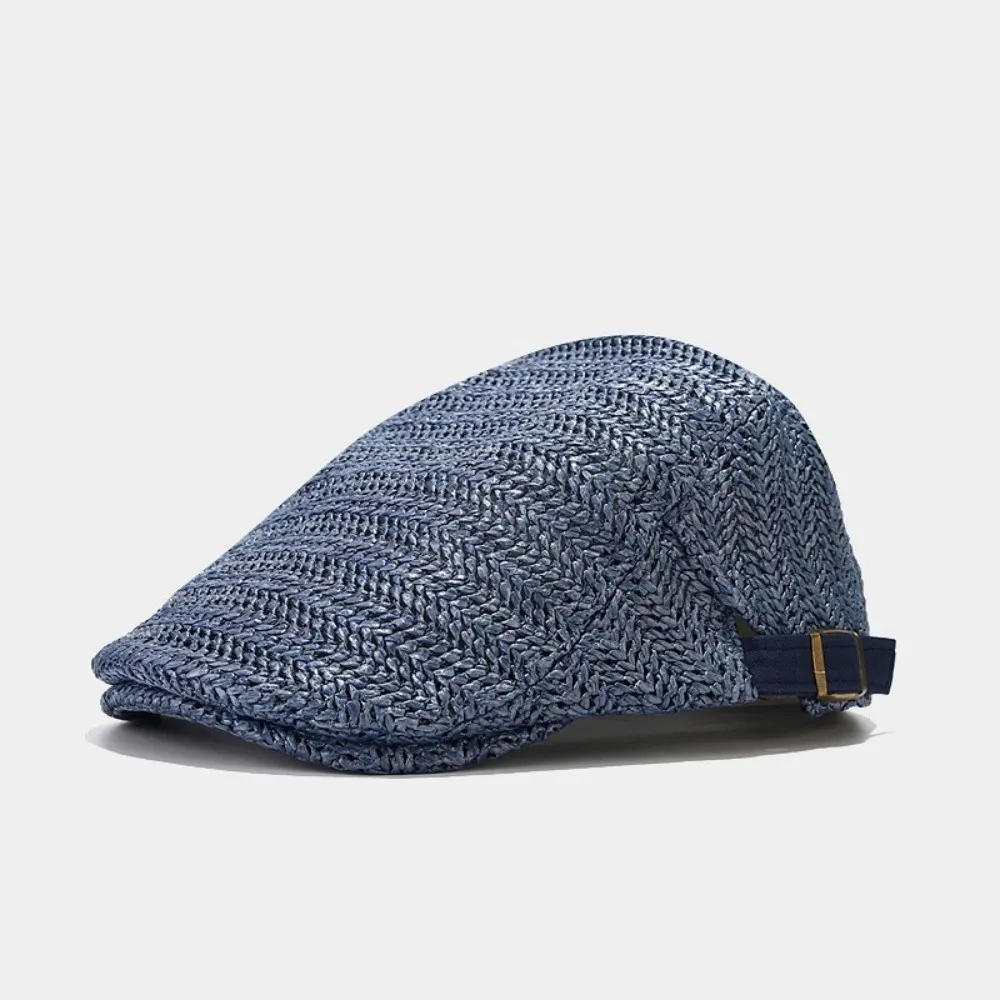 Casual Hollow Straw Beret Vacation Beach Straw Newsboy Cap Flat Adjust Painter Beret Unisex
Casual Hollow Straw Beret Vacation Beach Straw Newsboy Cap Flat Adjust Painter Beret Unisex