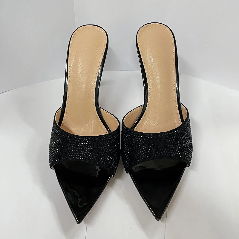 New Summer Women's Sandals, Embellished with Rhinestones, Pointed-toe Design, Suitable for Outdoor Wear, Sexy High-heeled Sandal
New Summer Women's Sandals, Embellished with Rhinestones, Pointed-toe Design, Suitable for Outdoor Wear, Sexy High-heeled Sandal