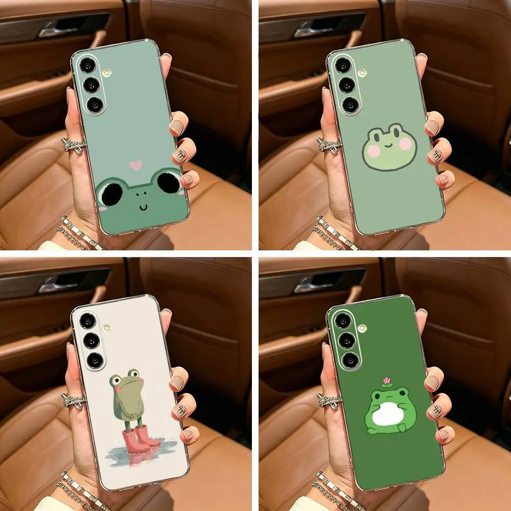 Cute Frog Cartoon Clear Phone Case for Samsung Galaxy A71, A70, A52, A51, A40, A30
Cute Frog Cartoon Clear Phone Case for Samsung Galaxy A71, A70, A52, A51, A40, A30