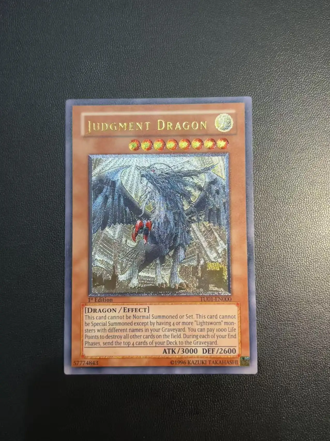 Yu-Gi-Oh! Turbo Pack: Booster One Judgment Dragon TU01-EN000 TCG Ultimate Rare/UTR DIY Customize Game Card (Not Original)
Yu-Gi-Oh! Turbo Pack: Booster One Judgment Dragon TU01-EN000 TCG Ultimate Rare/UTR DIY Customize Game Card (Not Original)
