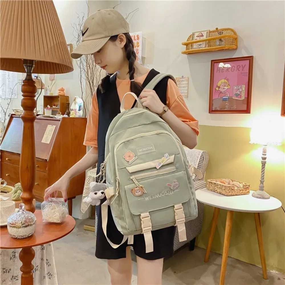 Large Capacity Student Backpack New Nylon Wear resistant School Bag Waterproof Women's Backpack Outdoor
Large Capacity Student Backpack New Nylon Wear resistant School Bag Waterproof Women's Backpack Outdoor