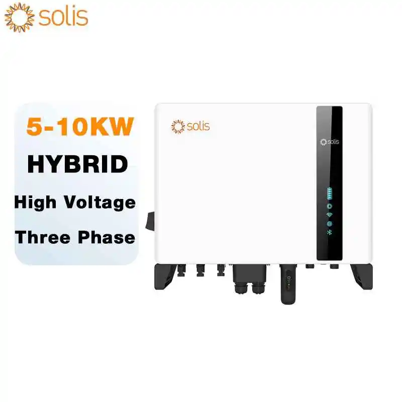 Three Ph se High Volt ge S6-EH3P5K2-H S6-EH3P6K2-H S6-EH3P8K2-H S6-EH3P10K2-H 5KW 6KW 8KW 10KW Solis Hybrid Inverter
Three Ph se High Volt ge S6-EH3P5K2-H S6-EH3P6K2-H S6-EH3P8K2-H S6-EH3P10K2-H 5KW 6KW 8KW 10KW Solis Hybrid Inverter