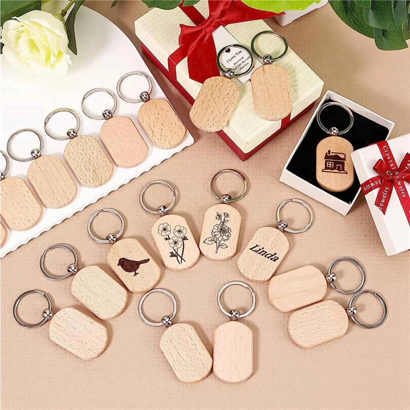 330PCS Wood Keychain Blanks, Unfinished Wood Key Tag, Wood Engraving Blanks Key Chain For DIY Crafts-Rounded Square
330PCS Wood Keychain Blanks, Unfinished Wood Key Tag, Wood Engraving Blanks Key Chain For DIY Crafts-Rounded Square