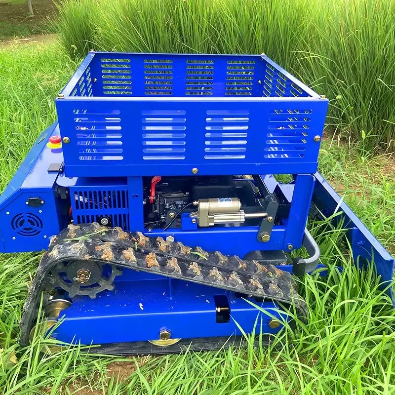 Customized Bush cutting machine, remote control lawn mower, embankment and wasteland track lawn mower
Customized Bush cutting machine, remote control lawn mower, embankment and wasteland track lawn mower