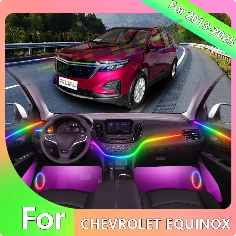 FILIPLI For The CHEVROLET EQUINOX For 2019 DIY 64 Colour Acrylic Car Interior Light Music Sync Rhythm LED Strip By App Control
FILIPLI For The CHEVROLET EQUINOX For 2019 DIY 64 Colour Acrylic Car Interior Light Music Sync Rhythm LED Strip By App Control