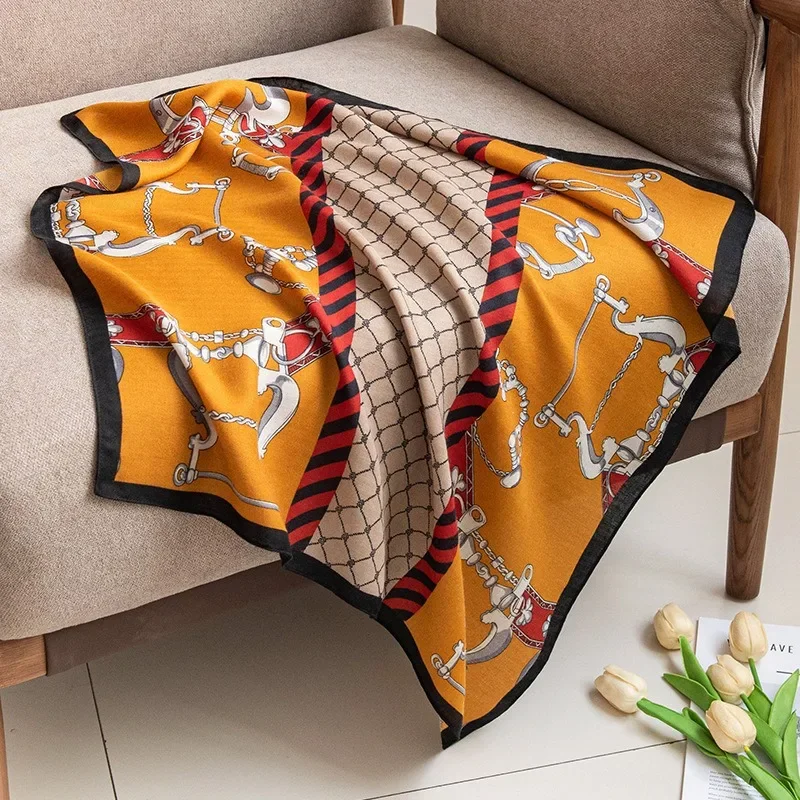 New printed silk scarf scarf elegant fashion senior sense of everything temperament commuter silk scarf gift
New printed silk scarf scarf elegant fashion senior sense of everything temperament commuter silk scarf gift