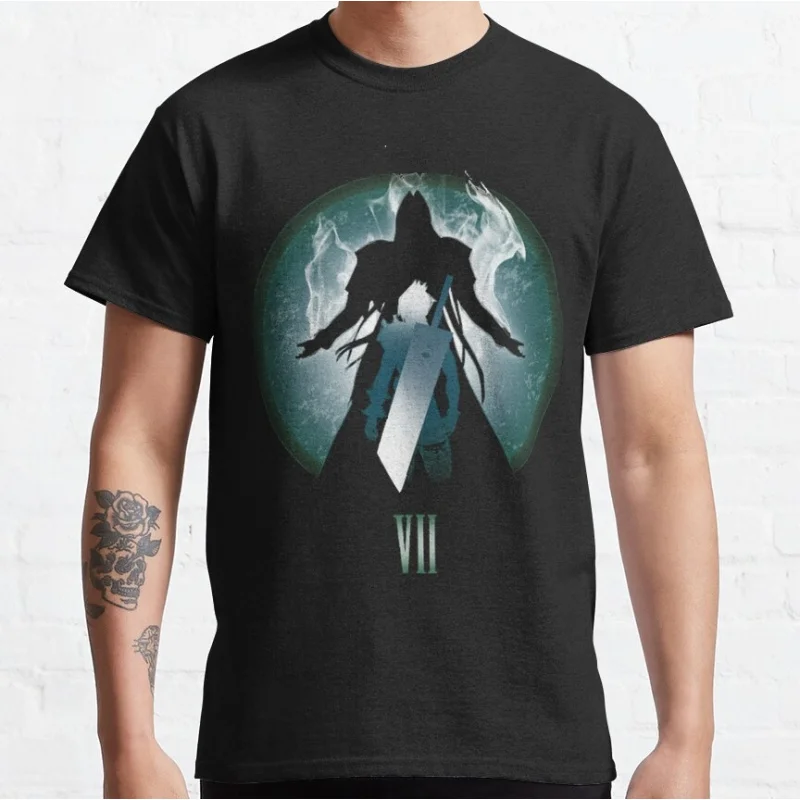 Final Battle Final Fantasy Gift t shirt for RPG gamer 100% cotton printed tee Men's Short Sleeve Graphic Clothes All size tops
Final Battle Final Fantasy Gift t shirt for RPG gamer 100% cotton printed tee Men's Short Sleeve Graphic Clothes All size tops