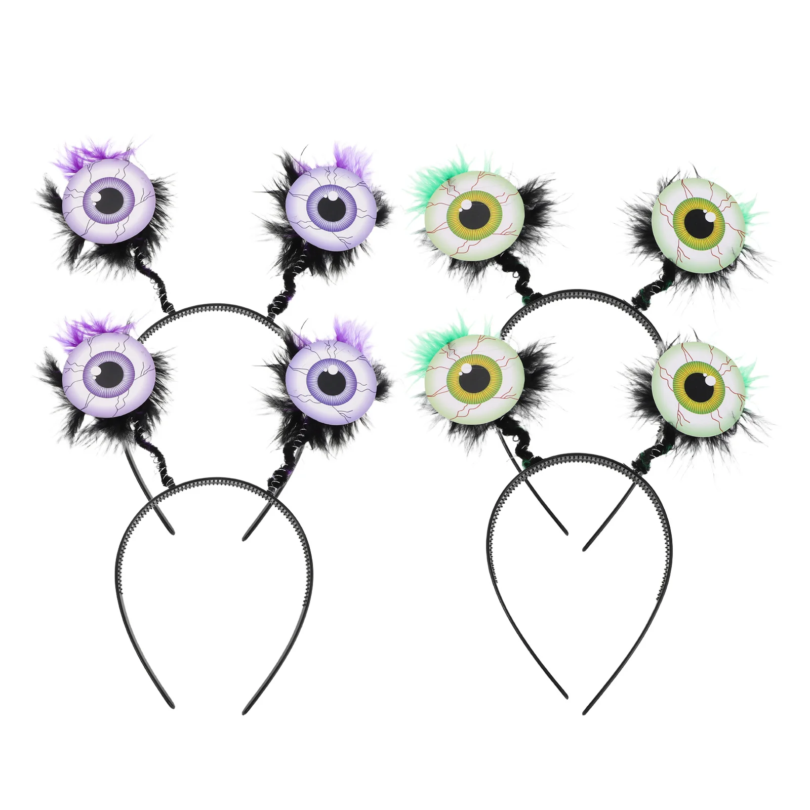 4Pcs Eye Ball Headband Halloween Large Eyeballs Spring Mounted Spooky Hairband Party Costume Accessory for Halloween Cosplay
4Pcs Eye Ball Headband Halloween Large Eyeballs Spring Mounted Spooky Hairband Party Costume Accessory for Halloween Cosplay