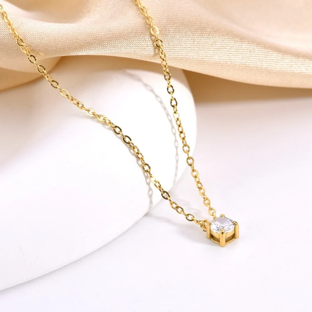 Новое ожерелье из титановой стали, стильное, простое, легкое, роскошное, блестящее, со звездами, цепочка на ключицу, ювелирные изделия
Новое ожерелье из титановой стали, стильное, простое, легкое, роскошное, блестящее, со звездами, цепочка на ключицу, ювелирные изделия