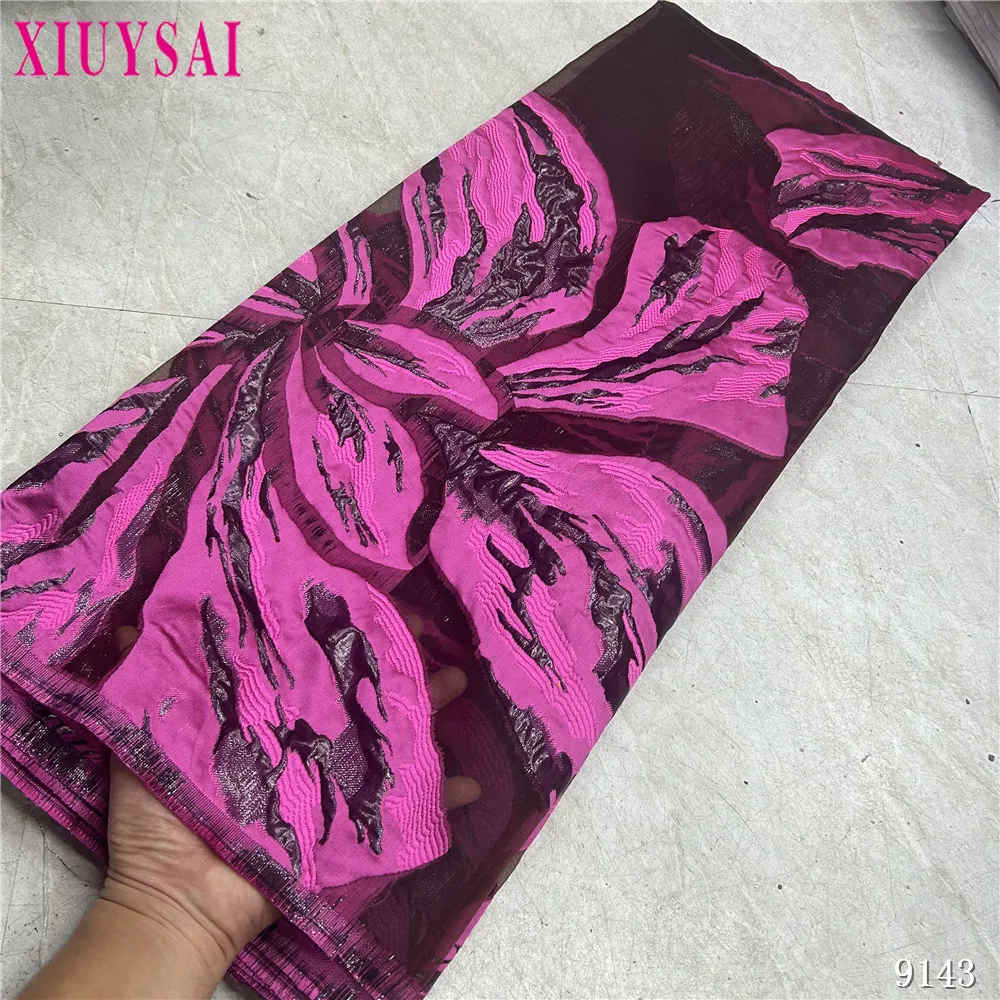 New Arrival African Brocade Lace Fabric Jacquard Organza Fabric High Quality Damask for Wedding Evening Dresses 5yards
New Arrival African Brocade Lace Fabric Jacquard Organza Fabric High Quality Damask for Wedding Evening Dresses 5yards