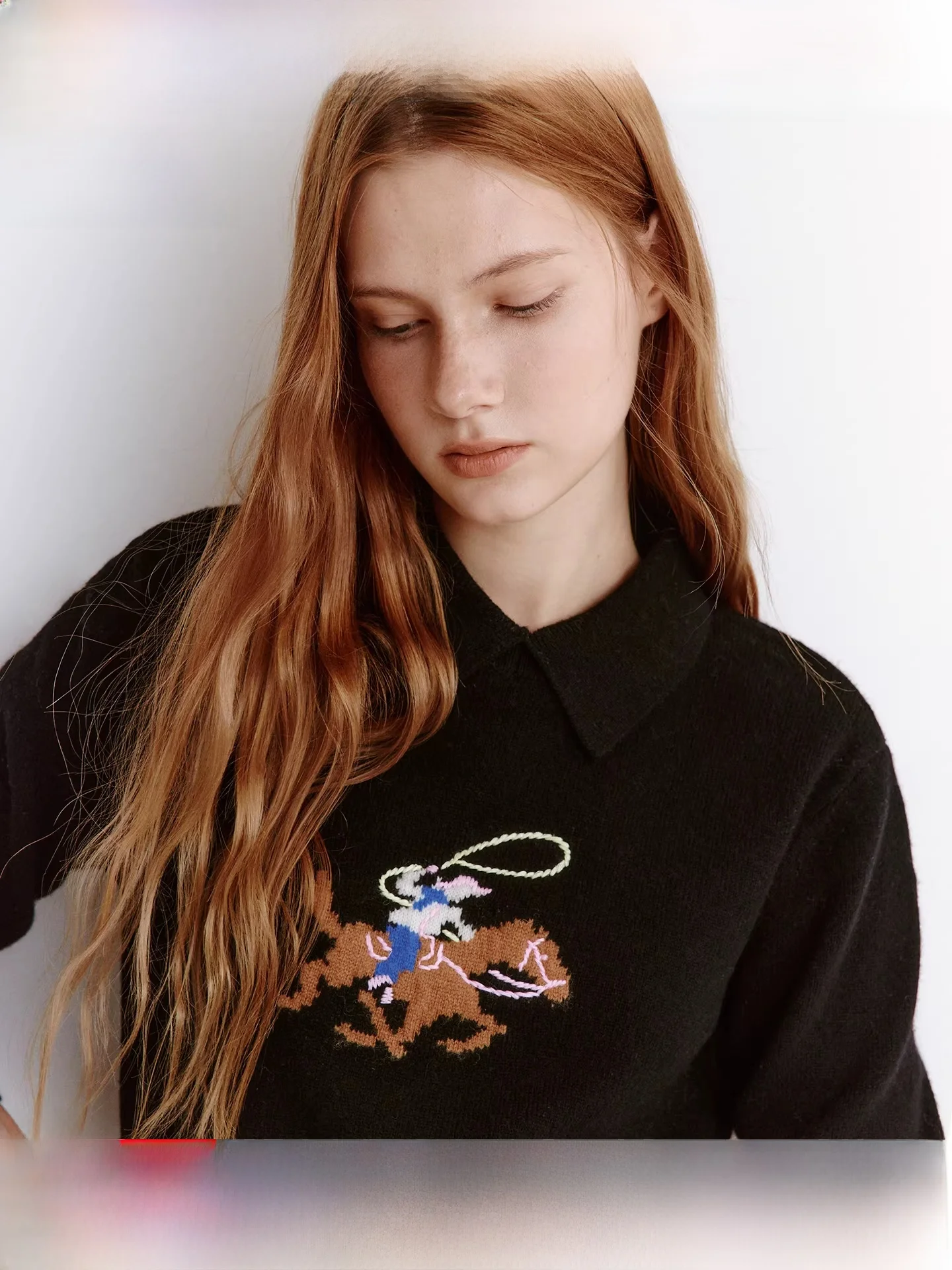 Fano American Retro Western Cowboy Riding 3D Embroidery Chain Stitched Ne Sweater Women's Top Casual Cotton Long Sve
Fano American Retro Western Cowboy Riding 3D Embroidery Chain Stitched Ne Sweater Women's Top Casual Cotton Long Sve