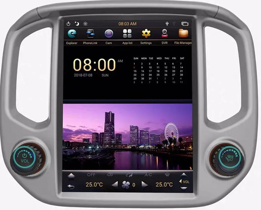 Экран системы Android 11, автомобильный DVD-плеер для Chevrolet Colorado GMC 2014-2018 гг.
Экран системы Android 11, автомобильный DVD-плеер для Chevrolet Colorado GMC 2014-2018 гг.