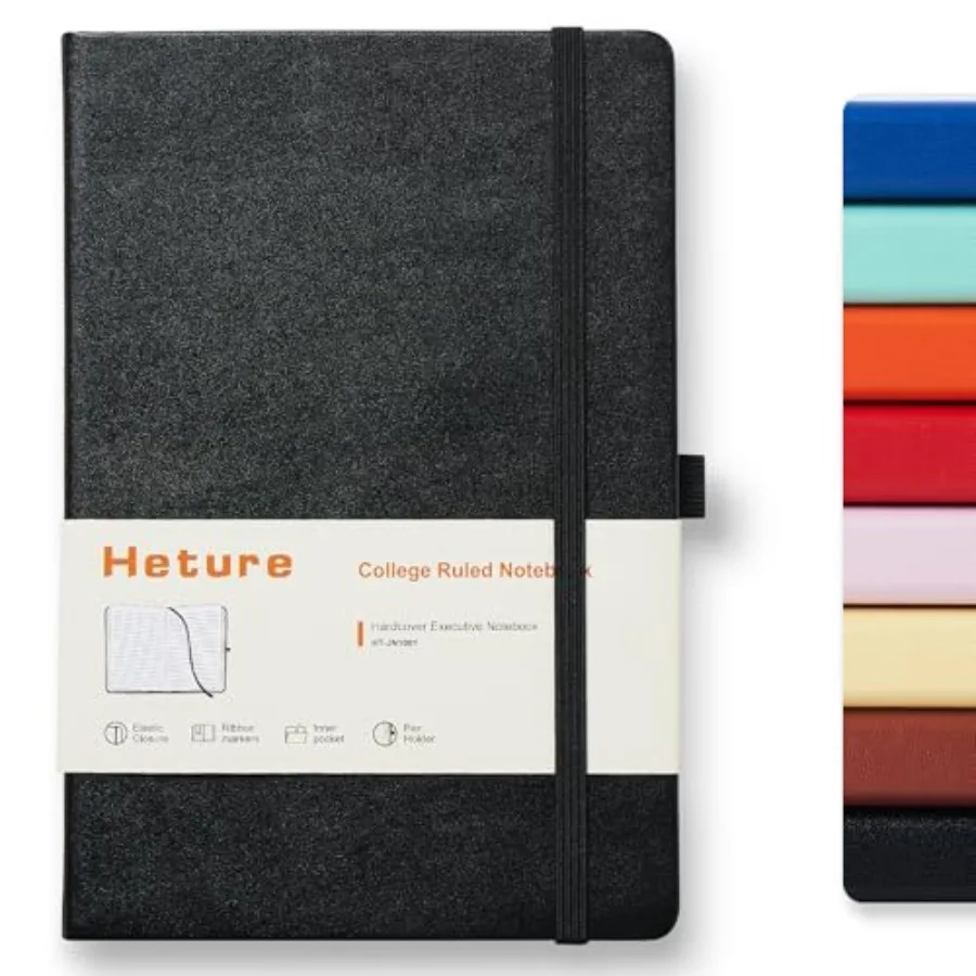 Hardcover Notebooks, A5 Lined Journals Notebook for Writing 160 Pages, 8.2 x 5.5 inch, Classic Ruled Notebooks for College/Work
Hardcover Notebooks, A5 Lined Journals Notebook for Writing 160 Pages, 8.2 x 5.5 inch, Classic Ruled Notebooks for College/Work