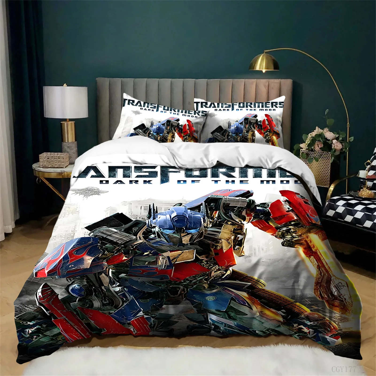 Tran-sformers Duvet Cover Set Bum-blebee Optimus Prime Soft Breathable Comforter Set 3pcs All Season Bedding Set Bedroom Decor
Tran-sformers Duvet Cover Set Bum-blebee Optimus Prime Soft Breathable Comforter Set 3pcs All Season Bedding Set Bedroom Decor