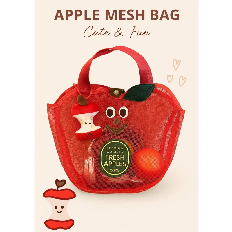 Apple Y2K Mesh Handbag Cute Beach Bag Portable Toilet Bag Multi Functional Storage Bag Apple Bathroom Fitness Swimming Bag New
Apple Y2K Mesh Handbag Cute Beach Bag Portable Toilet Bag Multi Functional Storage Bag Apple Bathroom Fitness Swimming Bag New