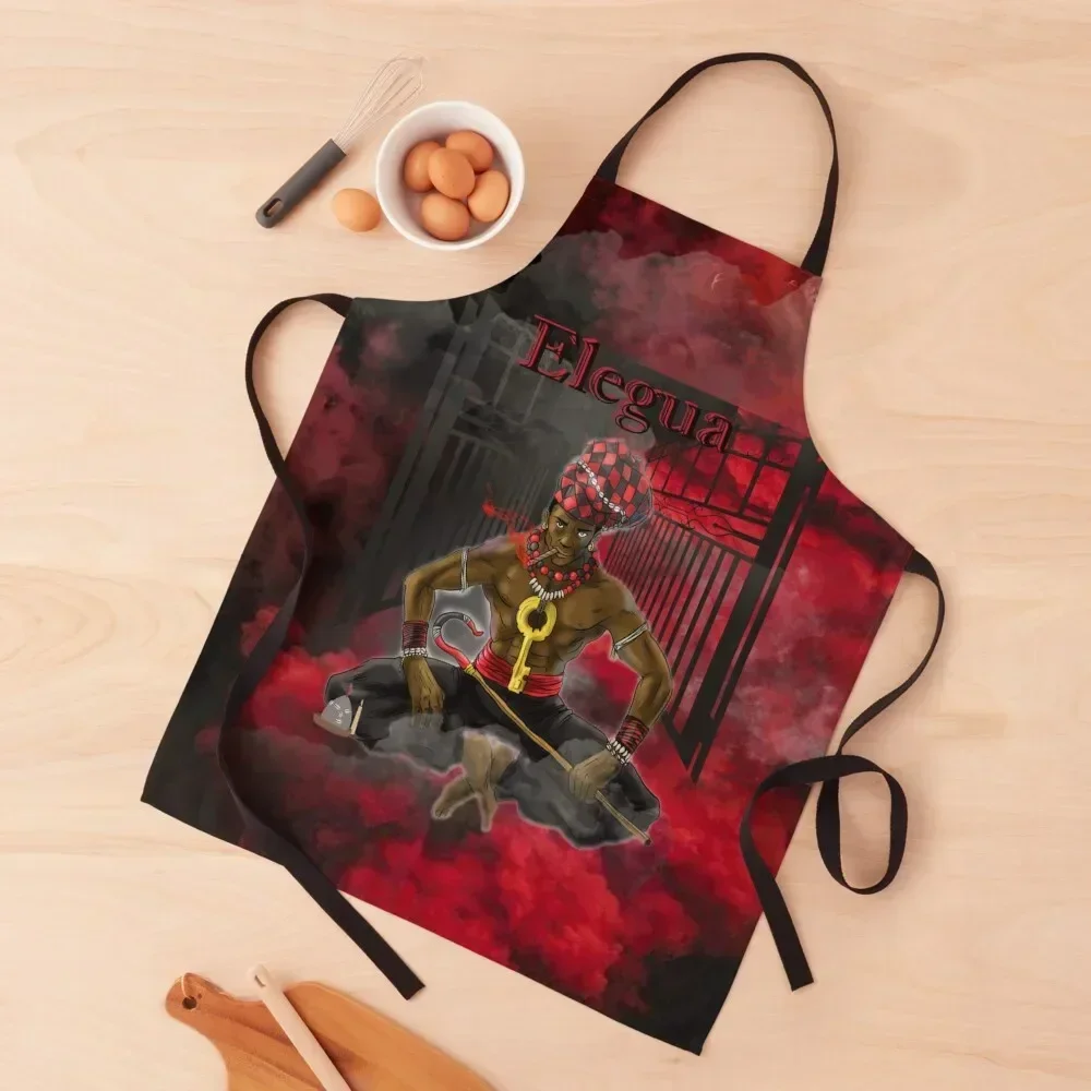 Elegua Owner of the Crossroads Apron cook wear Trim Cloth Women Kitchen waterproof for women Apron
Elegua Owner of the Crossroads Apron cook wear Trim Cloth Women Kitchen waterproof for women Apron