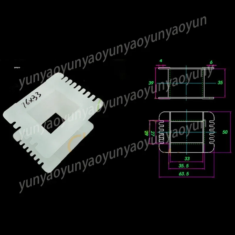 EI76 76x33/35/38 Transformer Skeleton EI76 Series Rubber Core Coil Bobbin Circuit Accessory
EI76 76x33/35/38 Transformer Skeleton EI76 Series Rubber Core Coil Bobbin Circuit Accessory