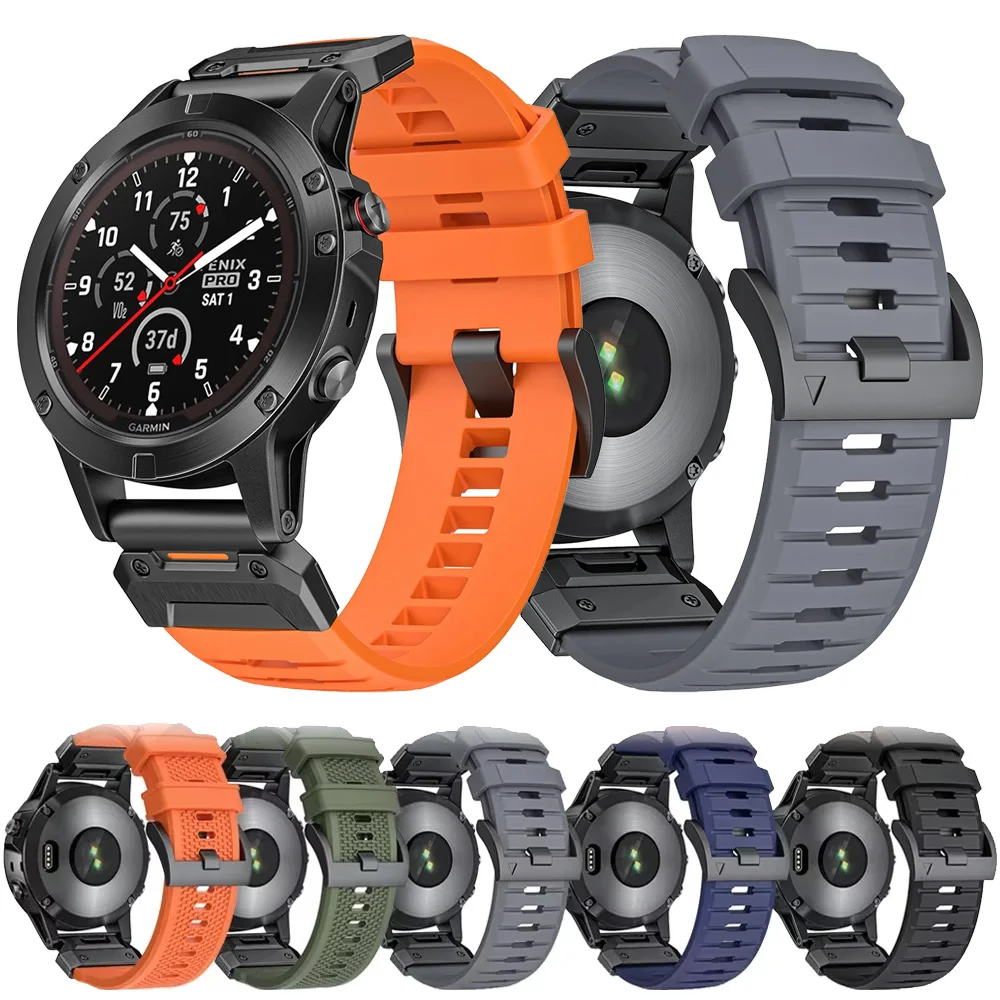 22mm 26mm Quick Fit Rubber Strap For Garmin Quatix 8 Tactix 8 Fenix 8 7X 7X Pro 6X Leather Wristband Garmin Instinct 3 50mm 45mm
22mm 26mm Quick Fit Rubber Strap For Garmin Quatix 8 Tactix 8 Fenix 8 7X 7X Pro 6X Leather Wristband Garmin Instinct 3 50mm 45mm
