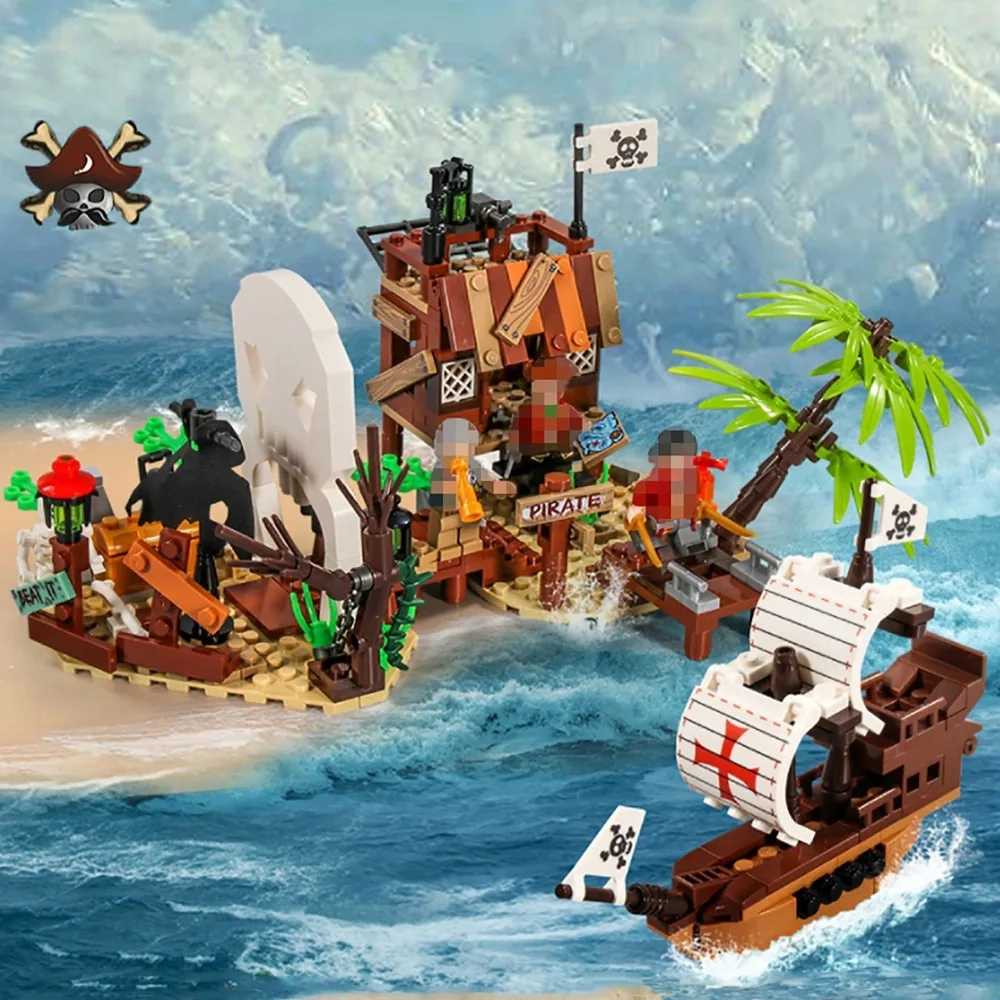 Серия Ideas The Skull Adventure Пиратский корабль Детские игрушки Строительные блоки Пиратский сокровище Набор кирпичей Детские подарки
Серия Ideas The Skull Adventure Пиратский корабль Детские игрушки Строительные блоки Пиратский сокровище Набор кирпичей Детские подарки