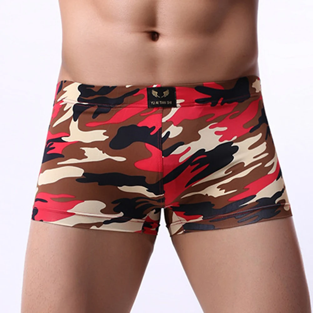 Mens Softs Trunk Low Rise Camouflage Underwear Sexy Briefs Stretch Panties Gays Clothes Men's Lingerie Bikini Bottom
Mens Softs Trunk Low Rise Camouflage Underwear Sexy Briefs Stretch Panties Gays Clothes Men's Lingerie Bikini Bottom