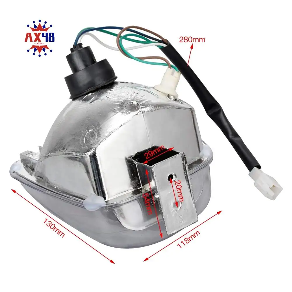 AX48-ATV Headlight Head Light Lamp Assembly 50Cc 70Cc 90Cc 110Cc 125Cc 150Cc Taotao 4 Wheeler Accessories
AX48-ATV Headlight Head Light Lamp Assembly 50Cc 70Cc 90Cc 110Cc 125Cc 150Cc Taotao 4 Wheeler Accessories