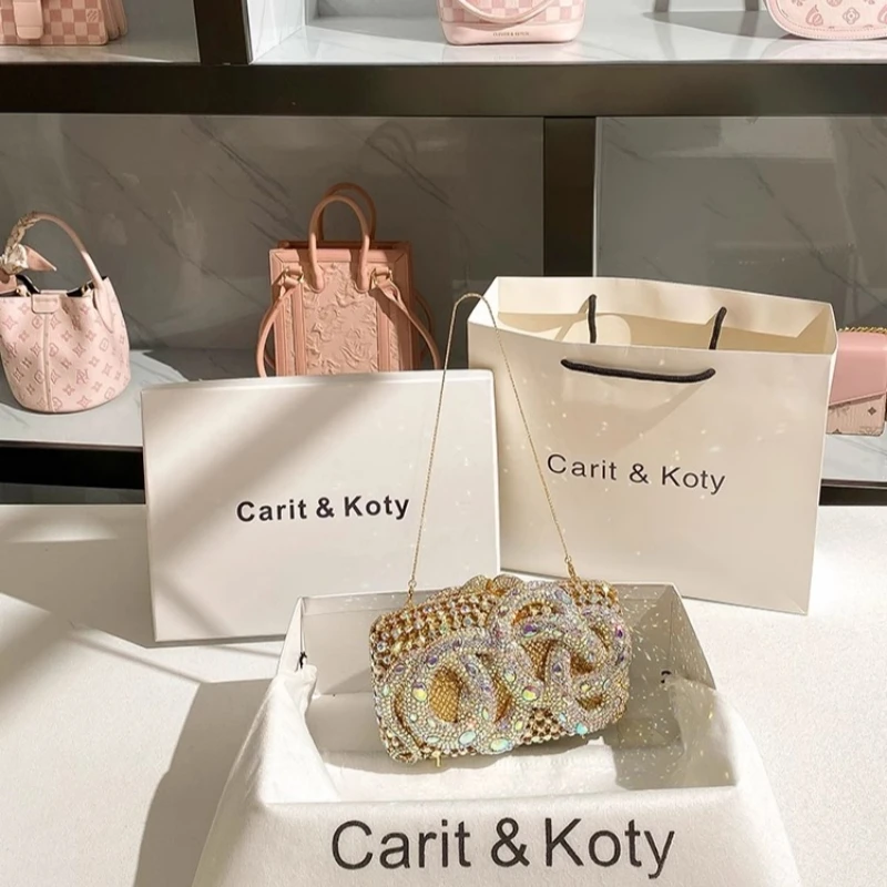 Spring/Summer New Diamond Heavy Industry Dinner Chain Handheld Bag Dress Versatile Single Shoulder Crossbody Women's Bag
Spring/Summer New Diamond Heavy Industry Dinner Chain Handheld Bag Dress Versatile Single Shoulder Crossbody Women's Bag