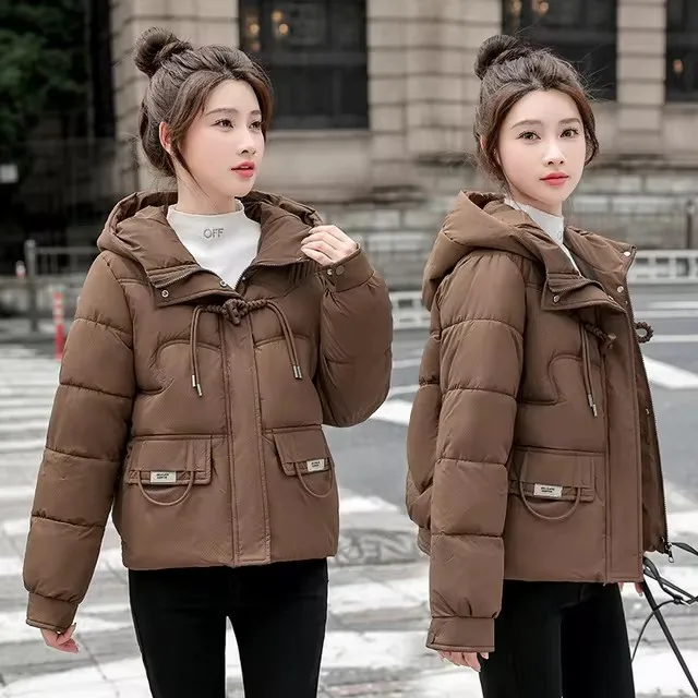 Winter Jacket Women Parkas 2024 New Korean Down Cotton Short Jackets Coat Female Casual Tops All-match Parka Ladies Outerwear
Winter Jacket Women Parkas 2024 New Korean Down Cotton Short Jackets Coat Female Casual Tops All-match Parka Ladies Outerwear