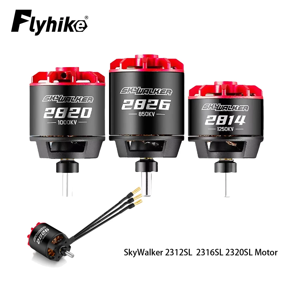 Hobbywing SkyWalker 2312 2316 2320 SL 860KV/980KV/1100KV/1250KV/1400KV/2450KV 3-4S Brushless Motor for RC Fixed-wing Airplane
Hobbywing SkyWalker 2312 2316 2320 SL 860KV/980KV/1100KV/1250KV/1400KV/2450KV 3-4S Brushless Motor for RC Fixed-wing Airplane