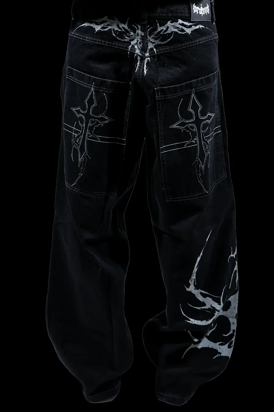 Goth Harajuku Printed Baggy Jeans Men Clothing Street Fashion Hip Hop Retro Black Jeans Men Casual Jeans for Men Y2k Pants
Goth Harajuku Printed Baggy Jeans Men Clothing Street Fashion Hip Hop Retro Black Jeans Men Casual Jeans for Men Y2k Pants