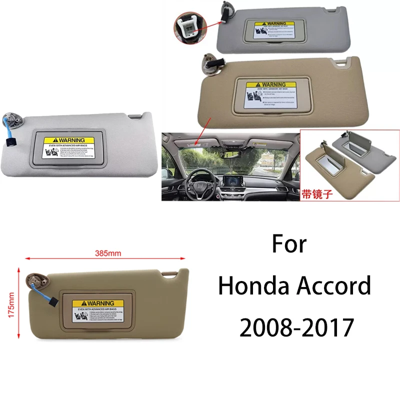 Beige Sunvisor Left Right Side Driver Passenger Side Car Sun Visor Shade For Honda Accord 2008 2009 2010 2011 2012
Beige Sunvisor Left Right Side Driver Passenger Side Car Sun Visor Shade For Honda Accord 2008 2009 2010 2011 2012