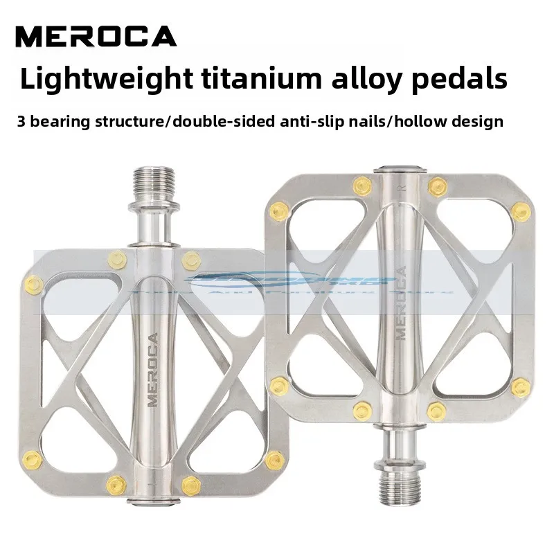 Велосипедные педали MEROCA из титанового сплава, горный дорожный велосипед Sanperin, противоскользящие сверхлегкие велосипедные педали с ЧПУ
Велосипедные педали MEROCA из титанового сплава, горный дорожный велосипед Sanperin, противоскользящие сверхлегкие велосипедные педали с ЧПУ