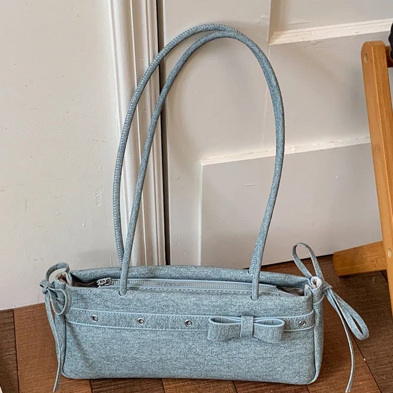 Korean Vintage Bow Women Shoulder Bags Large Capacity Portable Ladies Underarm Bag Simple Solid Color Girls Pillow Handbag Tote
Korean Vintage Bow Women Shoulder Bags Large Capacity Portable Ladies Underarm Bag Simple Solid Color Girls Pillow Handbag Tote