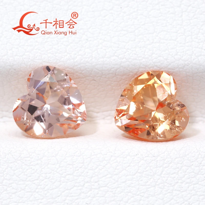Morgan Pink/Morgan Orange color heart Shape Lab-Created Sapphire Loose Gem Stone including Minor Cracks And Inclusions jewelry
Morgan Pink/Morgan Orange color heart Shape Lab-Created Sapphire Loose Gem Stone including Minor Cracks And Inclusions jewelry