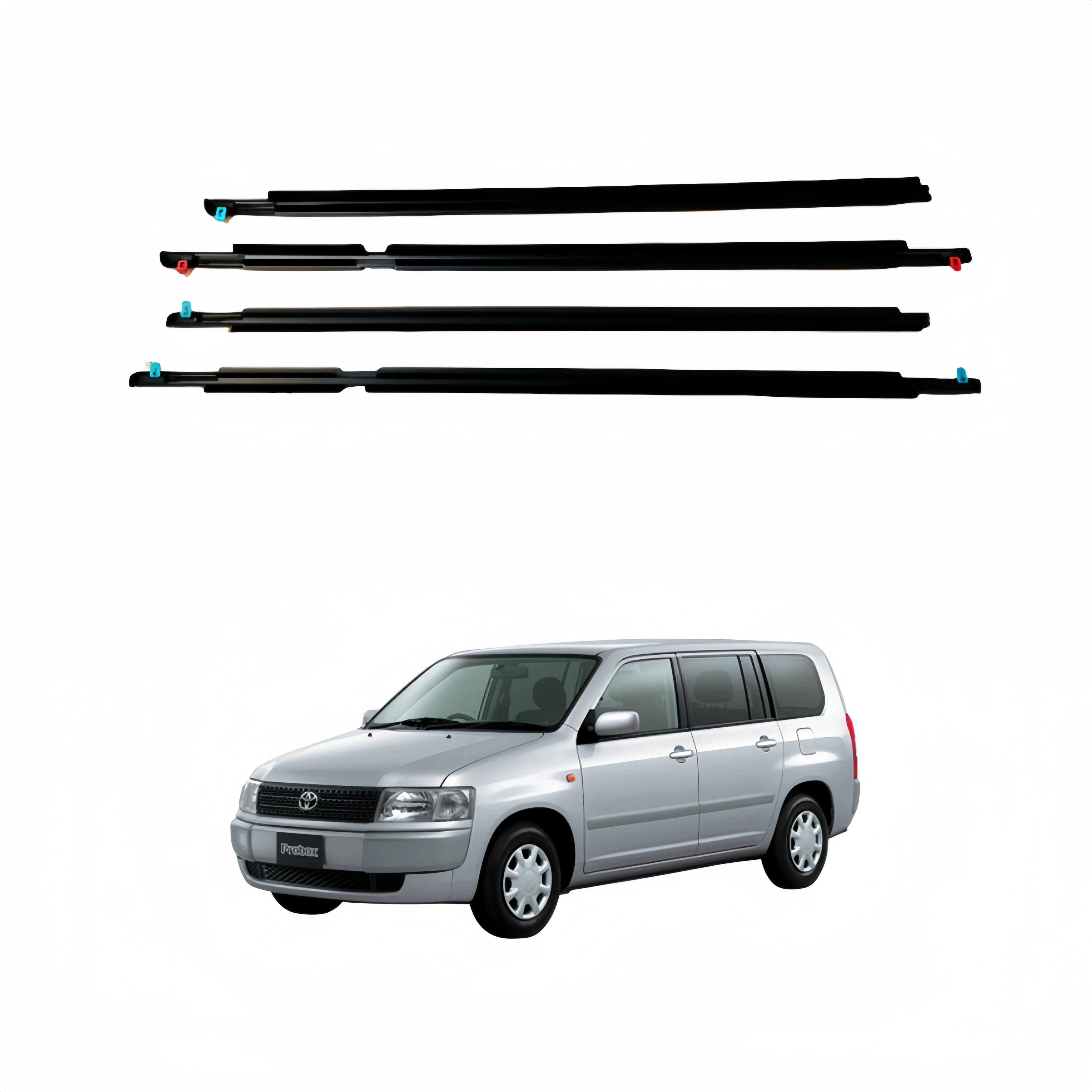 Door Belt Molding Weatherstrip Fits for Toyota Probox/succeed Front & Rear Set Car Seal
Door Belt Molding Weatherstrip Fits for Toyota Probox/succeed Front & Rear Set Car Seal