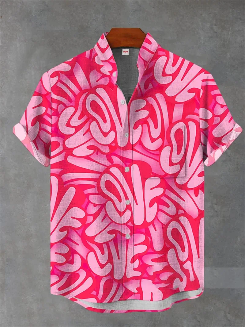 Men's linen short sleeved shirt new shirt pattern clothing oversized summer clothing men's shirt top
Men's linen short sleeved shirt new shirt pattern clothing oversized summer clothing men's shirt top