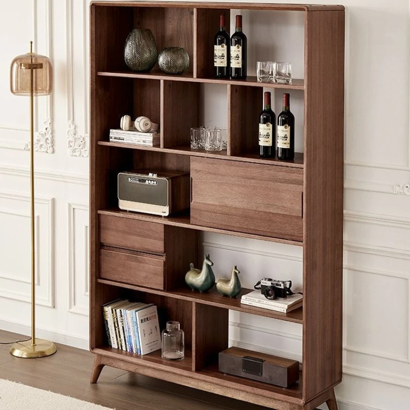 Walnut solid wood partition living room cabinet Modern simple Chinese storage entrance wall household small apartment hall
Walnut solid wood partition living room cabinet Modern simple Chinese storage entrance wall household small apartment hall