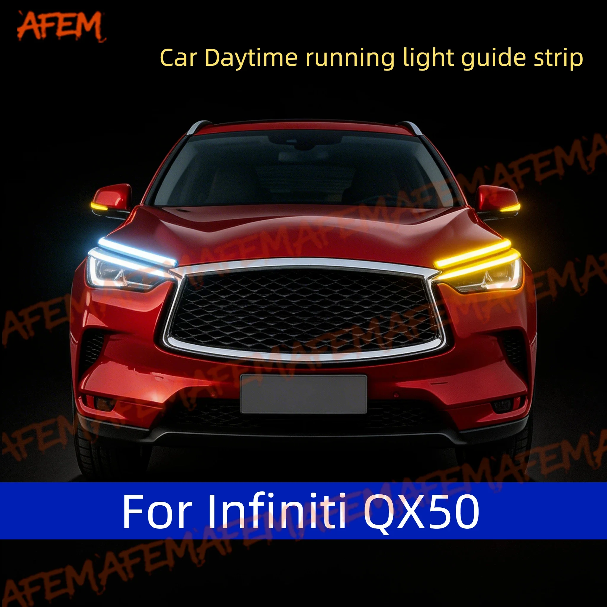 For Infiniti QX50 2Pcs 12V Led Guide Strip Headlight For Car Daytime Running Lights Turn Signal DRL Car Modification
For Infiniti QX50 2Pcs 12V Led Guide Strip Headlight For Car Daytime Running Lights Turn Signal DRL Car Modification