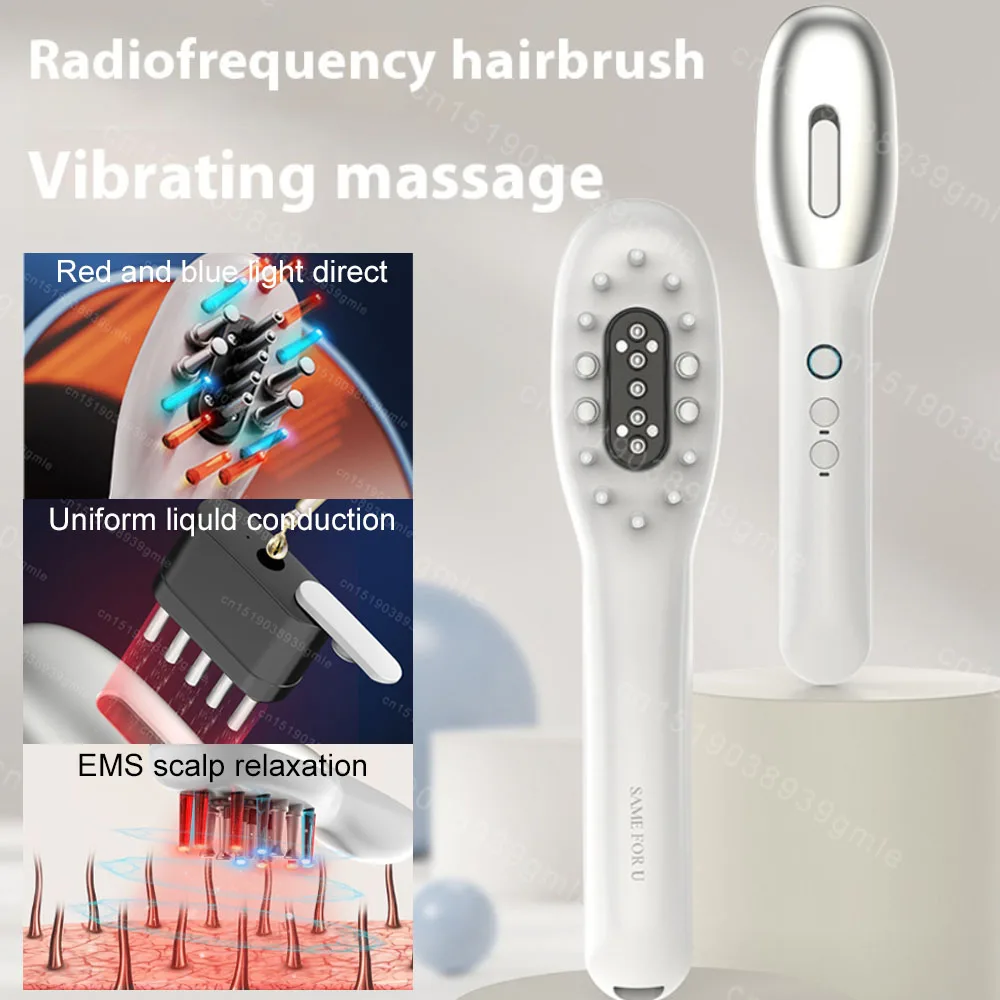 Ems Electric Hair Growth Comb Red Blue Light Therapy Vibration Scalp Massager Oil Applicator Anti Hair Loss Scalp Massage Brush
Ems Electric Hair Growth Comb Red Blue Light Therapy Vibration Scalp Massager Oil Applicator Anti Hair Loss Scalp Massage Brush
