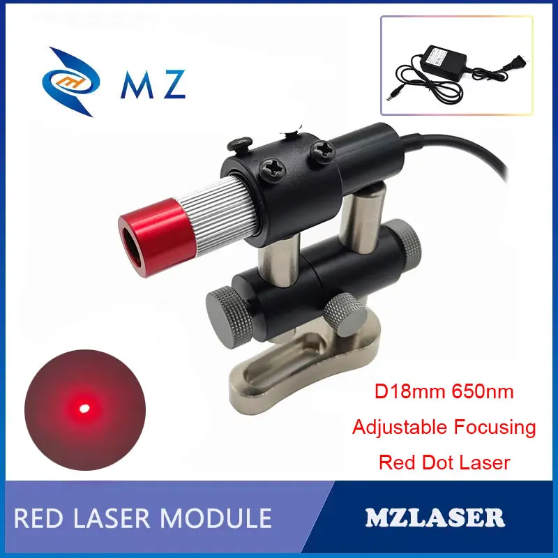 Red Dot Laser Diode Module Adjustable Focusing D16mm 650nm 30mw Glass Lens Industrial Grade Dot Laser With Adapter Supply
Red Dot Laser Diode Module Adjustable Focusing D16mm 650nm 30mw Glass Lens Industrial Grade Dot Laser With Adapter Supply