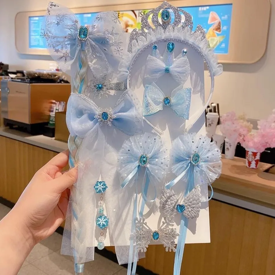 Children Blue Snowflake Bow Hair Clip Girls Elsa Dress Up Headband Hair Clip Hair Accessory Queen Crown Toddler Hair tie HP01
Children Blue Snowflake Bow Hair Clip Girls Elsa Dress Up Headband Hair Clip Hair Accessory Queen Crown Toddler Hair tie HP01