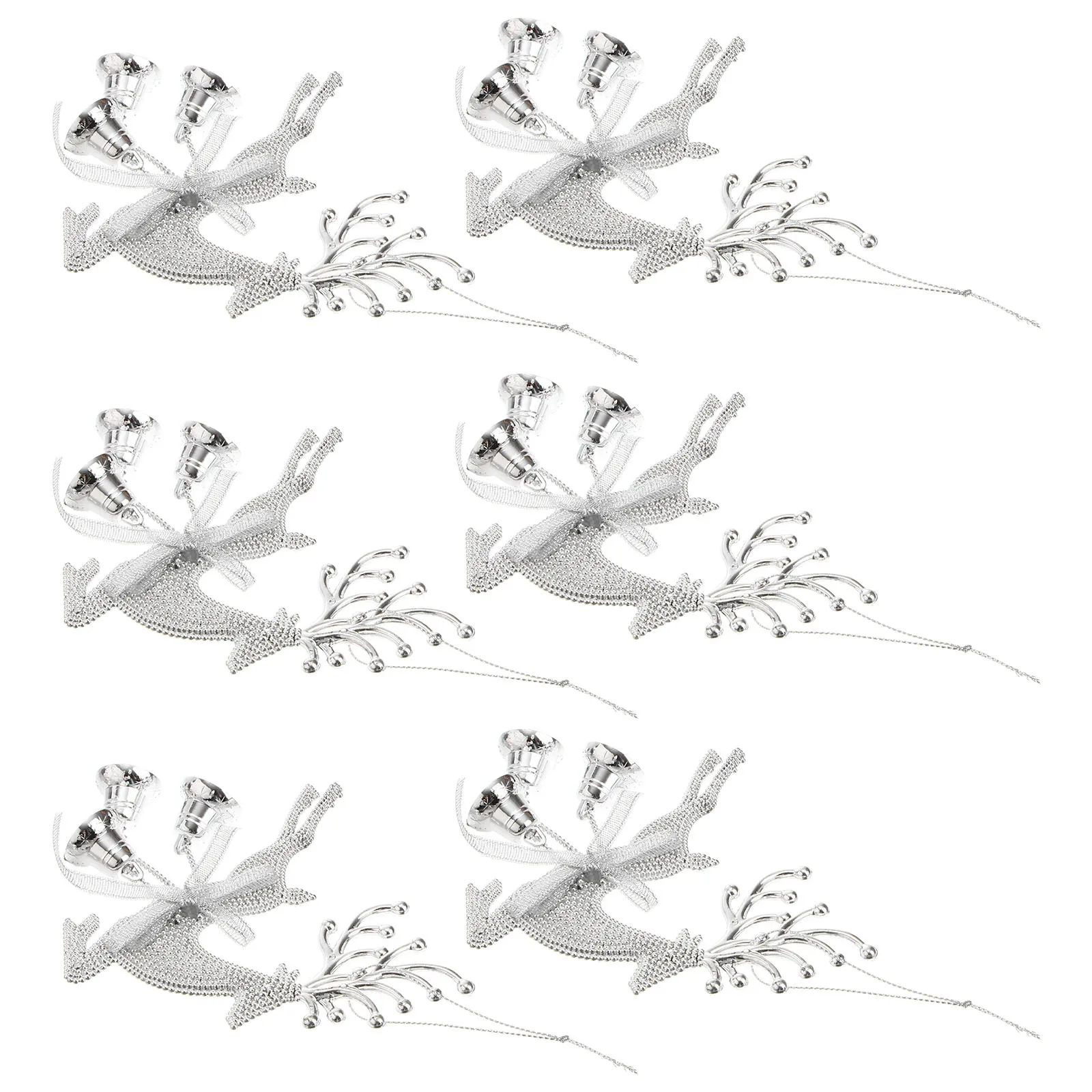 6Pcs PVC Reindeer Bell Hanging Decorations Electroplated Silver Christmas Party Garden Tree Ornament Craft Hanging Decorations
6Pcs PVC Reindeer Bell Hanging Decorations Electroplated Silver Christmas Party Garden Tree Ornament Craft Hanging Decorations