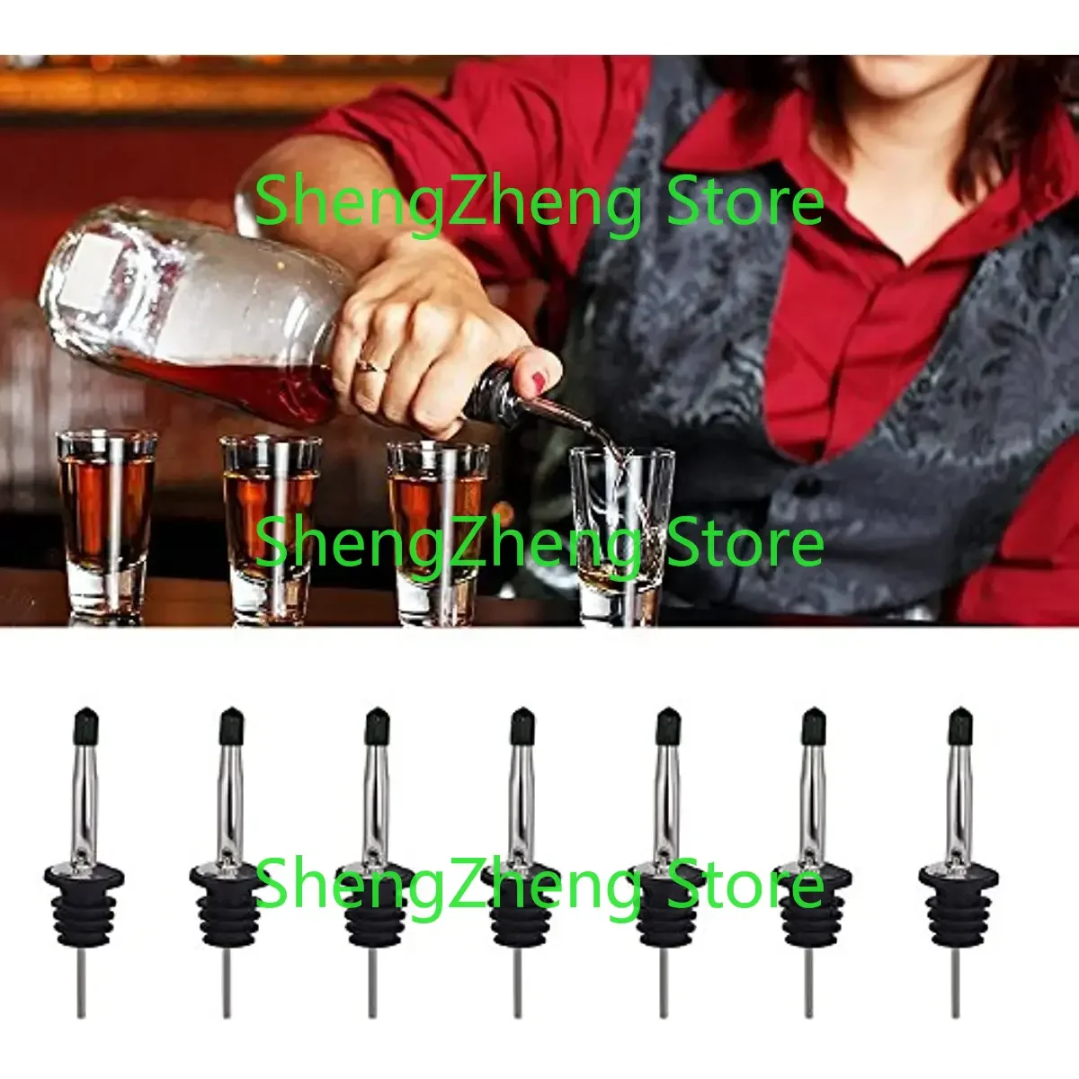 24Pcs Liquor Pour Spouts Set - Stainless Steel bottle spout and Liquor Pourers Dust Caps Covers
24Pcs Liquor Pour Spouts Set - Stainless Steel bottle spout and Liquor Pourers Dust Caps Covers
