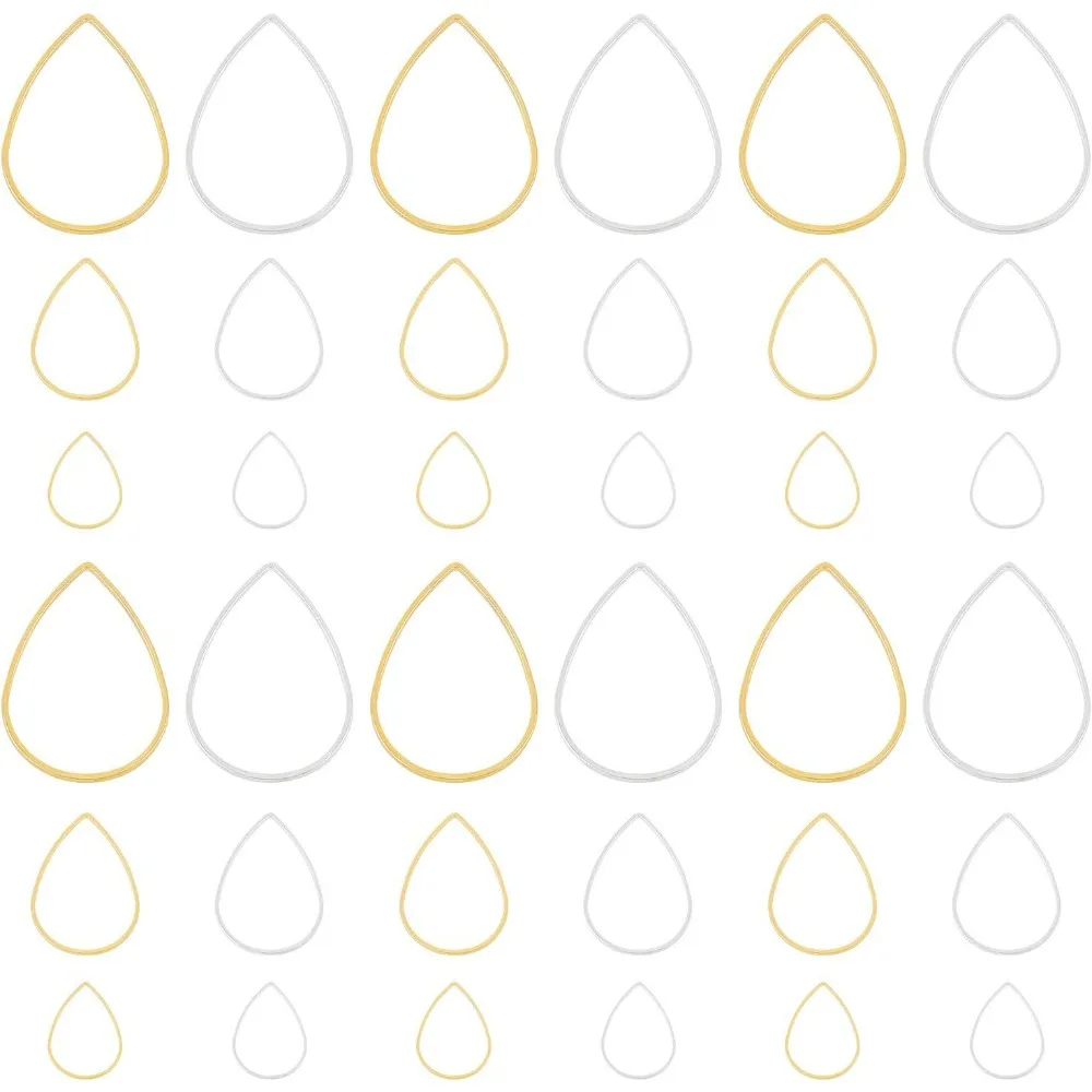 300pcs Drop Open Bezels for Resin 3 Sizes Earrings Hoop Linking Teardrop Connectors Charms Links Frames for Clay making kit
300pcs Drop Open Bezels for Resin 3 Sizes Earrings Hoop Linking Teardrop Connectors Charms Links Frames for Clay making kit