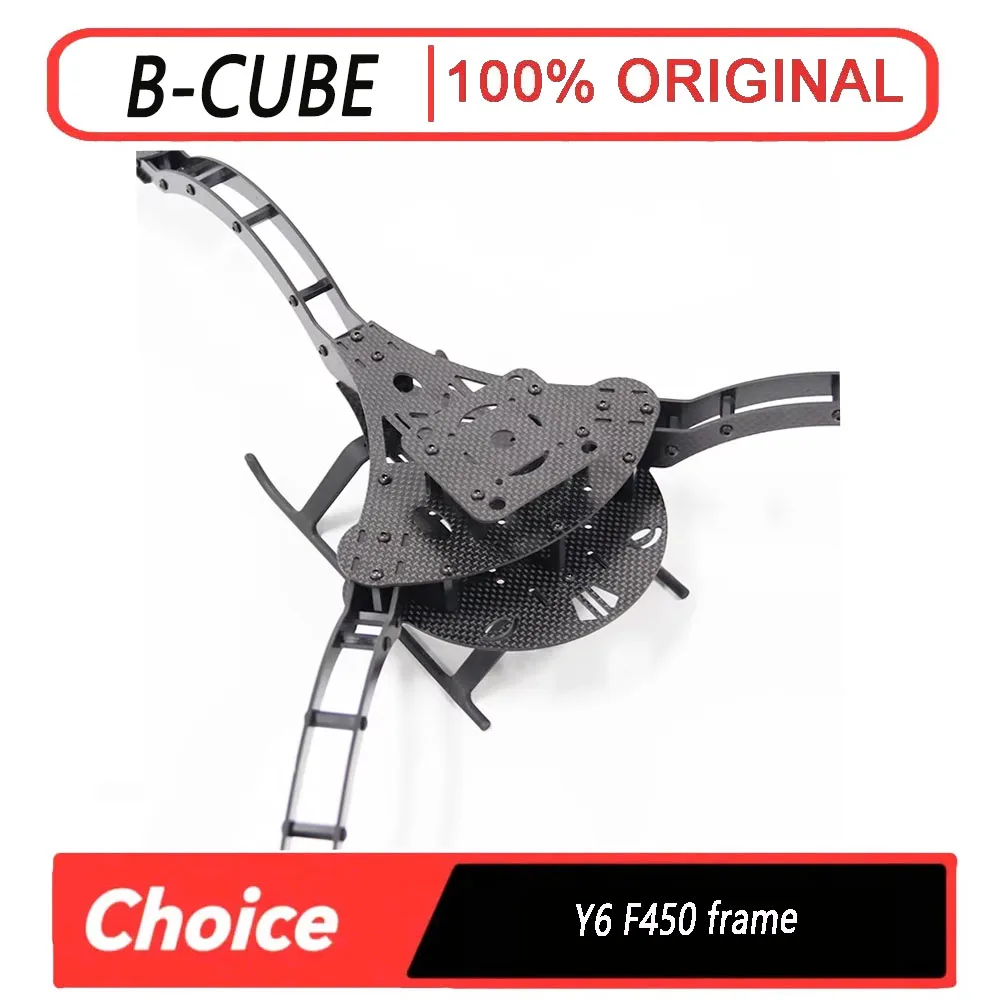 B-CUBE Y6 Carbon Fiber Three-Axis Frame F450 Crossing Three-Axis Frame Three-Axis Drone Frame
B-CUBE Y6 Carbon Fiber Three-Axis Frame F450 Crossing Three-Axis Frame Three-Axis Drone Frame