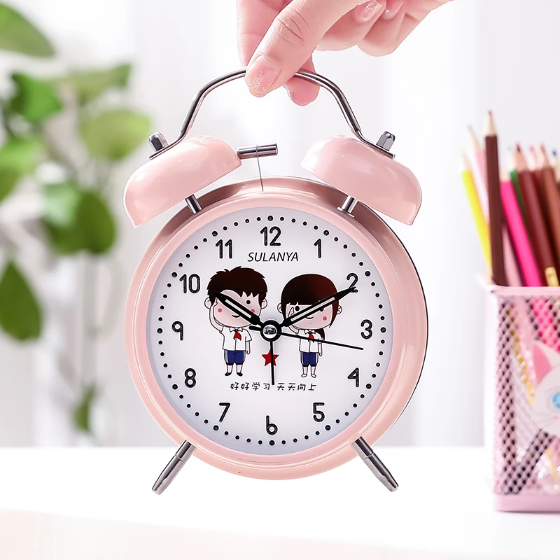Маленький будильник для студентов и детей, декор для дома, для гостиной и спальни, бесшумный ночник, ретро-аналоговые часы
Маленький будильник для студентов и детей, декор для дома, для гостиной и спальни, бесшумный ночник, ретро-аналоговые часы
