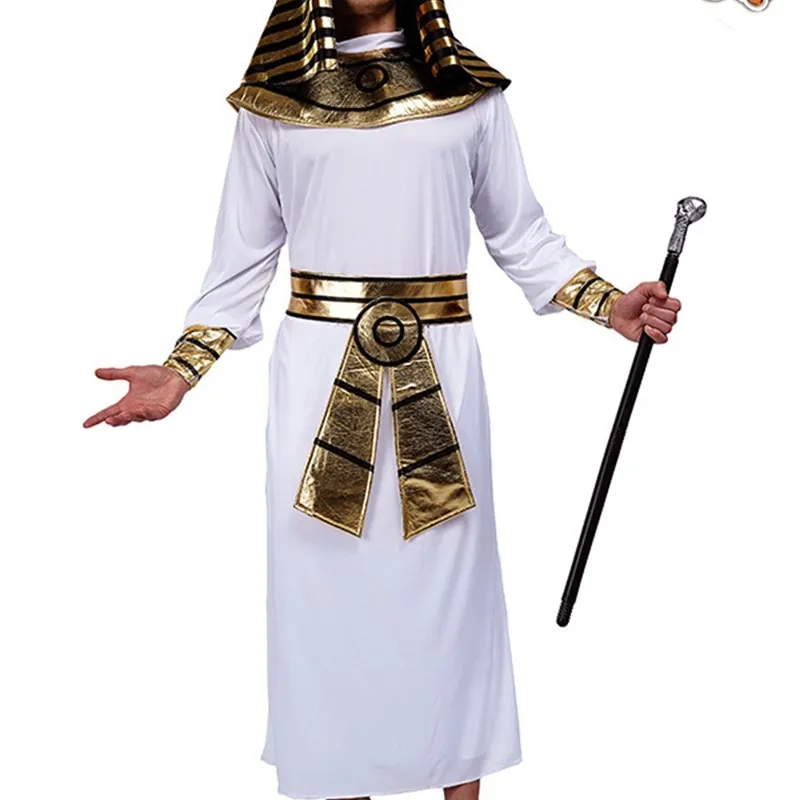 King Pharaoh Costume Men's Long Robe Halloween Role-playing Ancient Egyptian Outfit Authentic Cultural Stage Performance Wear
King Pharaoh Costume Men's Long Robe Halloween Role-playing Ancient Egyptian Outfit Authentic Cultural Stage Performance Wear